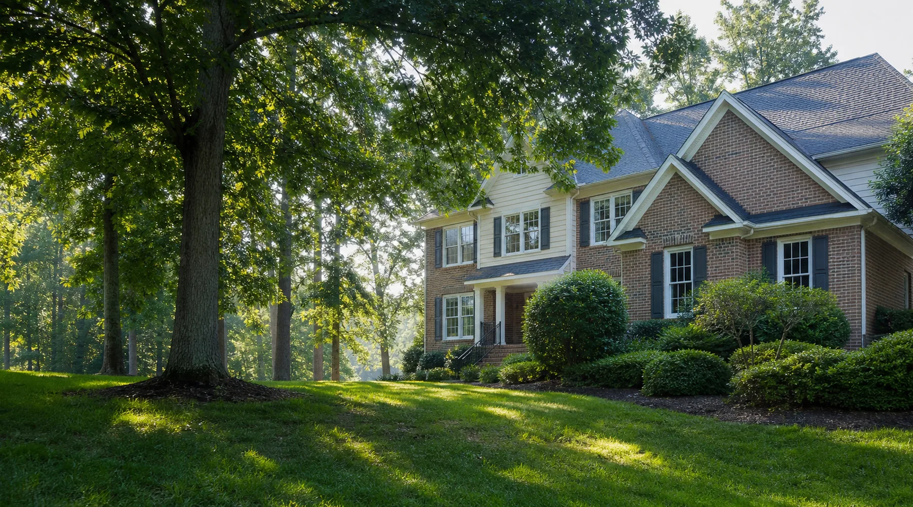 A believable Cary-area home suited to gutter installation planning